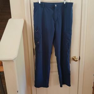 Cherokee Infinity Men's Fly Front Cargo Pants Style CK200A Navy Blue L Workwear